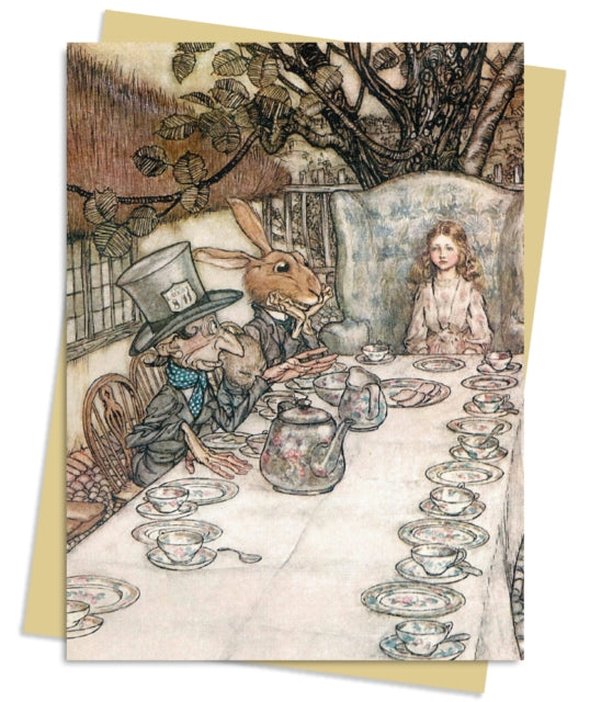 Arthur Rackham: Alice in Wonderland Tea Party Greeting Card Pack: Pack of 6