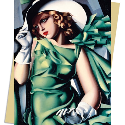 Tamara de Lempicka Young Lady with Gloves 1930 Greeting Card Pack Pack of 6 Greeting Cards