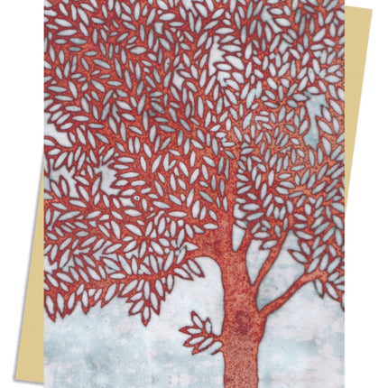 Janine Partington: Copper Foil Tree Greeting Card Pack: Pack of 6