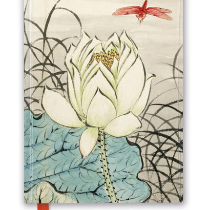 Ashmolean: Ren Xiong: Lotus Flower and Dragonfly (Foiled Journal)