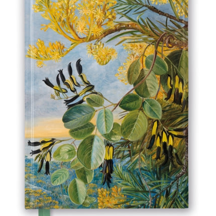 Kew: Marianne North: Flowers of the Flame-Tree and Yellow and Black Twiner, West Australia (Foiled Journal)