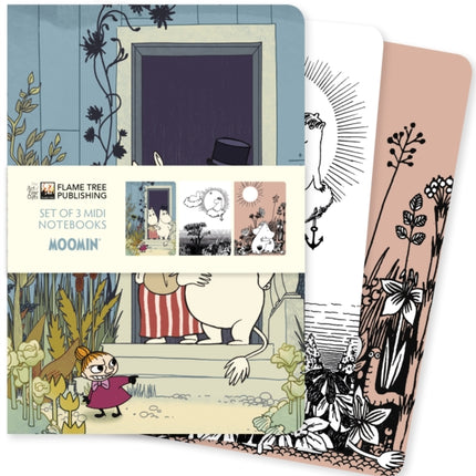 Moomin Set of 3 Midi Notebooks