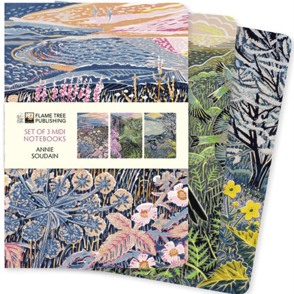 Annie Soudain Set of 3 Midi Notebooks