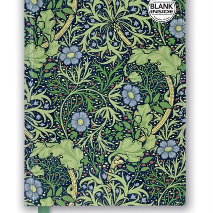 William Morris: Seaweed (Foiled Blank Journal)