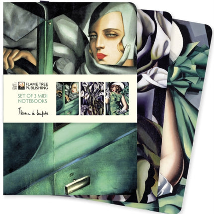 Tamara de Lempicka Set of 3 Midi Notebooks