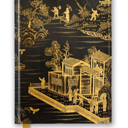 Chinese Lacquer Black & Gold Screen (Foiled Journal)