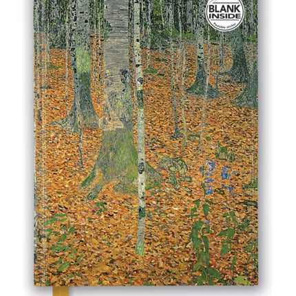 Gustav Klimt: The Birch Wood (Foiled Blank Journal)