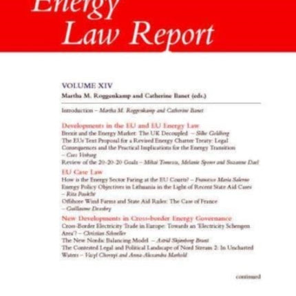 European Energy Law Report XIV