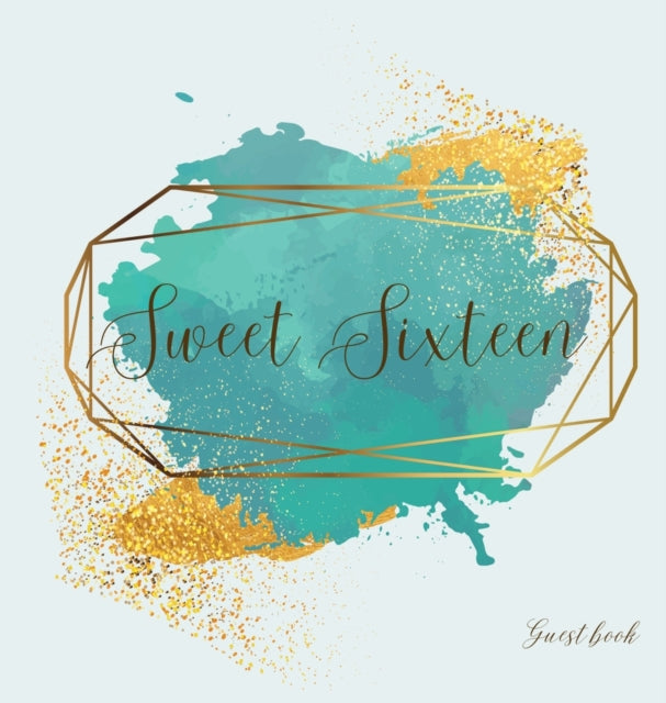 Sweet sixteen guest book, party Guest book,