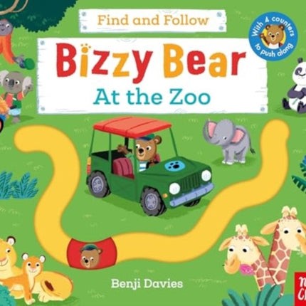 Bizzy Bear Find and Follow At the Zoo
