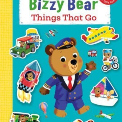 Bizzy Bear: My First Sticker Book Things That Go