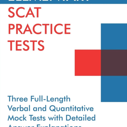 Elementary SCAT Practice Tests: Three Full-Length