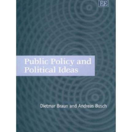 Public Policy and Political Ideas