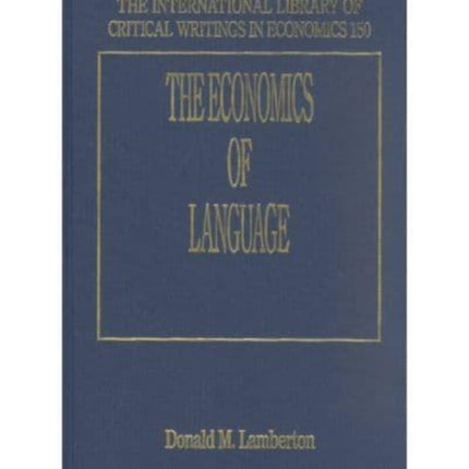 The Economics of Language