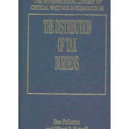 The Distribution of Tax Burdens