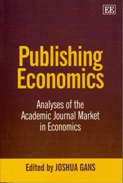 Publishing Economics: Analyses of the Academic Journal Market in Economics