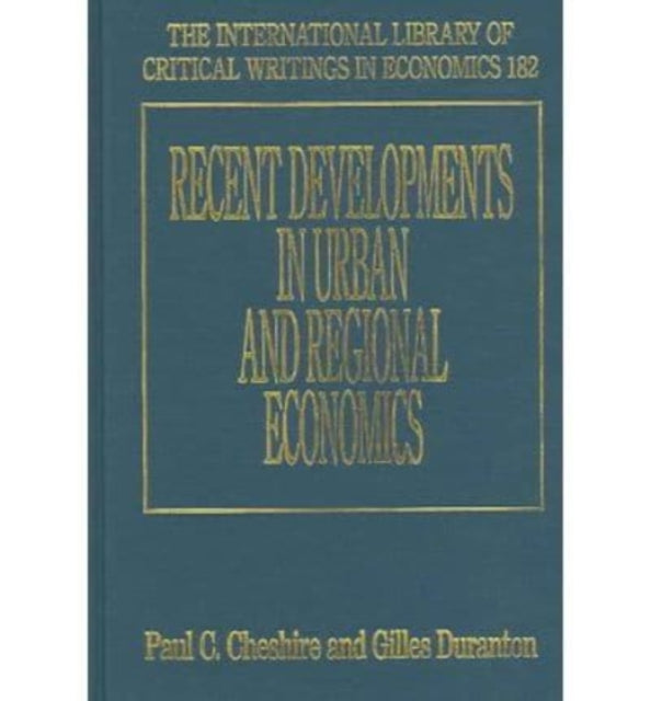 Recent Developments in Urban and Regional Economics