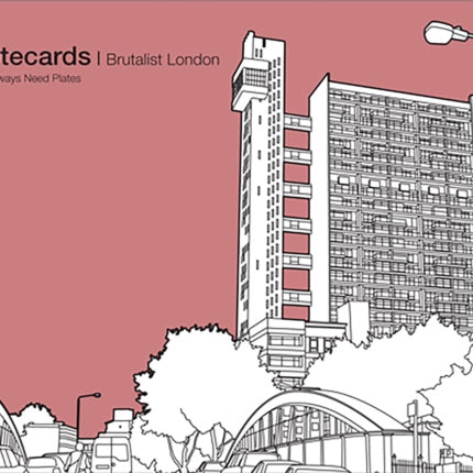 Brutalist London - 16 Notecards