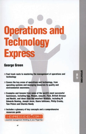 Operations and Technology Express: Operations