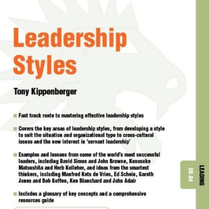 Leadership Styles: Leading 08.04