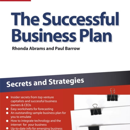 The Successful Business Plan: Secrets and Strategies