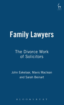 Family Lawyers: The Divorce Work of Solicitors