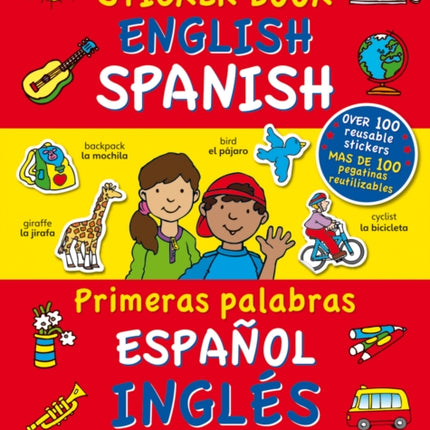 First Words Sticker Books: English/Spanish