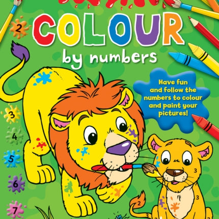 Junior Art Colour By Numbers: Lion