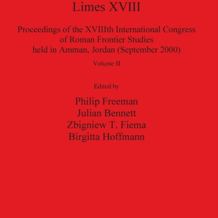 Limes XVIII - Proceedings of the XVIIIth
