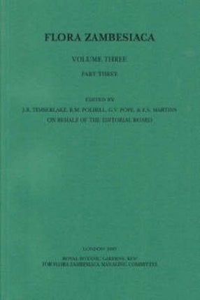 Flora Zambesiaca Volume 3, Part 3: Papilionoideae