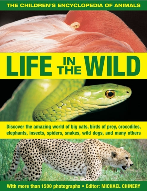 The Children's Encyclopedia of Animals: Life in the Wild: Discover the Amazing World of Big Cats, Birds of Prey, Crocodiles, Elephants, Insects, Spiders, Snakes, Wild Dogs, and Many Others