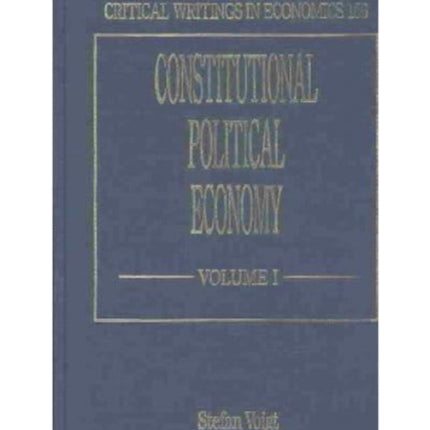 Constitutional Political Economy