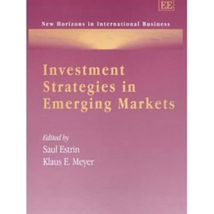 Investment Strategies in Emerging Markets