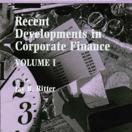 Recent Developments in Corporate Finance