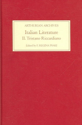 Italian Literature II: Tristano Riccardiano