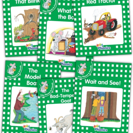 Jolly Phonics Readers, Inky & Friends, Level 3: In Precursive Letters (British English edition)