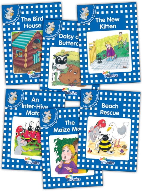 Jolly Phonics Readers, Inky & Friends, Level 4: in Precursive Letters (British English edition)