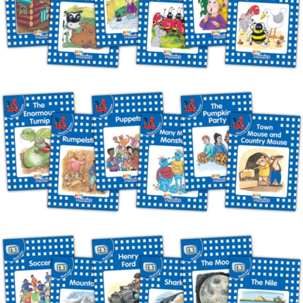 Jolly Phonics Readers, Complete Set Level 4: In Precursive Letters (British English edition)