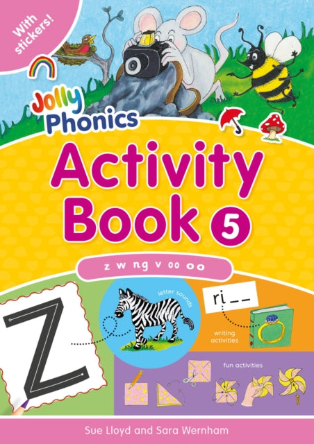 Jolly Phonics Activity Book 5: In Precursive Letters (British English edition)