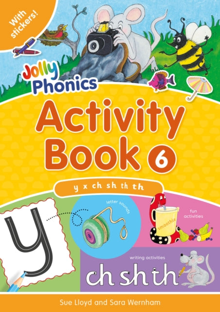 Jolly Phonics Activity Book 6: In Precursive Letters (British English edition)