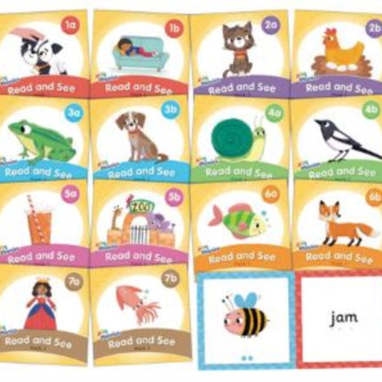 Jolly Phonics Read and See, Pack 1: in Precursive