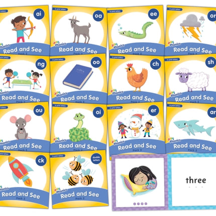 Jolly Phonics Read and See, Pack 2: In Print