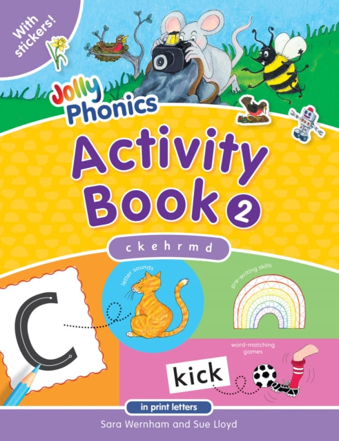 Jolly Phonics Activity Book 2: In Print Letters (American English edition)