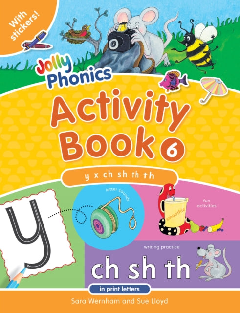 Jolly Phonics Activity Book 6: In Print Letters (American English edition)