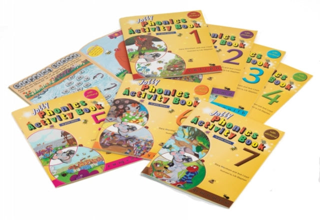 Jolly Phonics Activity Books 1-7: In Print Letters (American English edition)