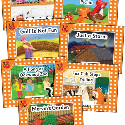 Jolly Phonics Orange Level Readers Complete Set: in Print Letters (American English edition)