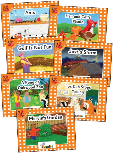 Jolly Phonics Orange Level Readers Complete Set: in Print Letters (American English edition)