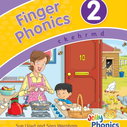 Finger Phonics Book 2: in Precursive Letters (British English edition)