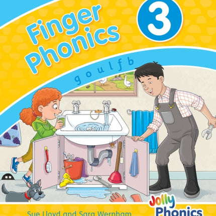 Finger Phonics Book 3: in Precursive Letters (British English edition)