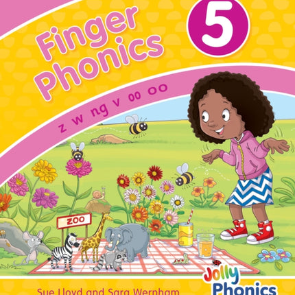 Finger Phonics Book 5: in Precursive Letters (British English edition)